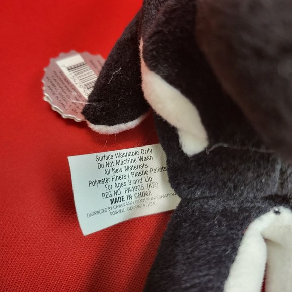 Coca Cola Whale With Coke Bottle Bean Bag Plush Stuff Toy 1997 - Picture 10 of 13